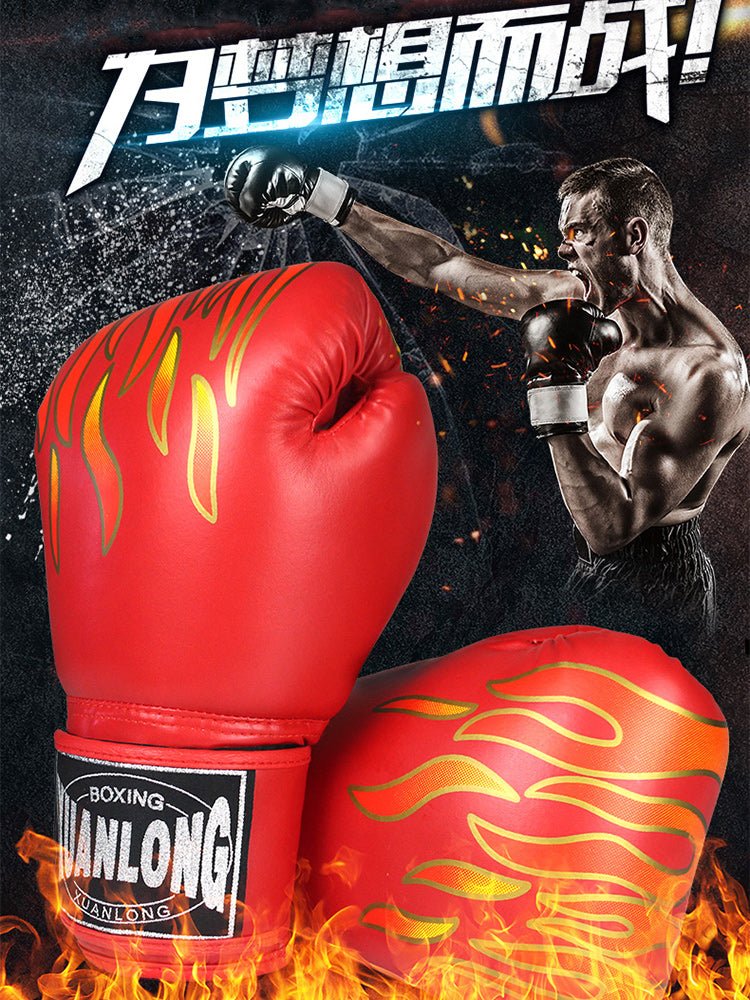 Professional Adult Boxing Glove Fighting Thai Boxing Sanda Sandbag Sandbag Boys Training Equipment Children Men Women Boxing Gloves - Yallafit