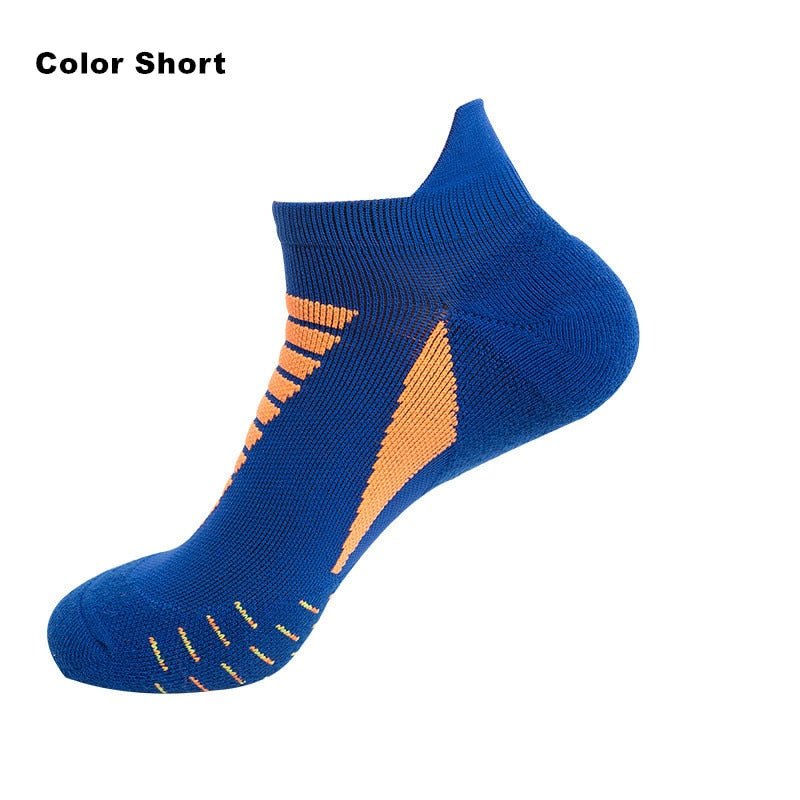Professional Running Socks Cotton Thick Terry Socks Summer Basketball Tennis Men Sports Socks Shock Absorption Moisture Wicking - Yallafit 0