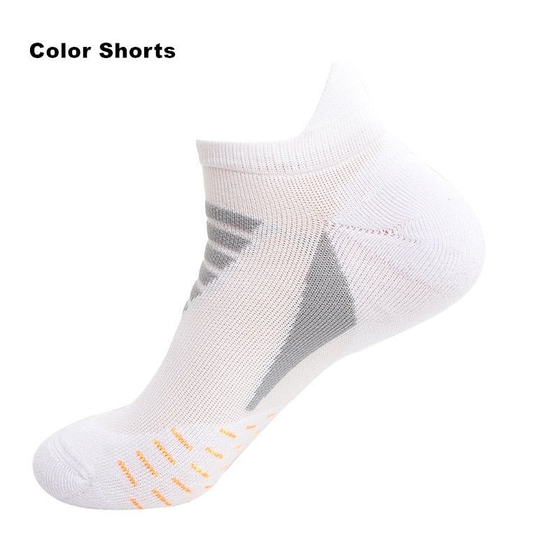 Professional Running Socks Cotton Thick Terry Socks Summer Basketball Tennis Men Sports Socks Shock Absorption Moisture Wicking - Yallafit 0