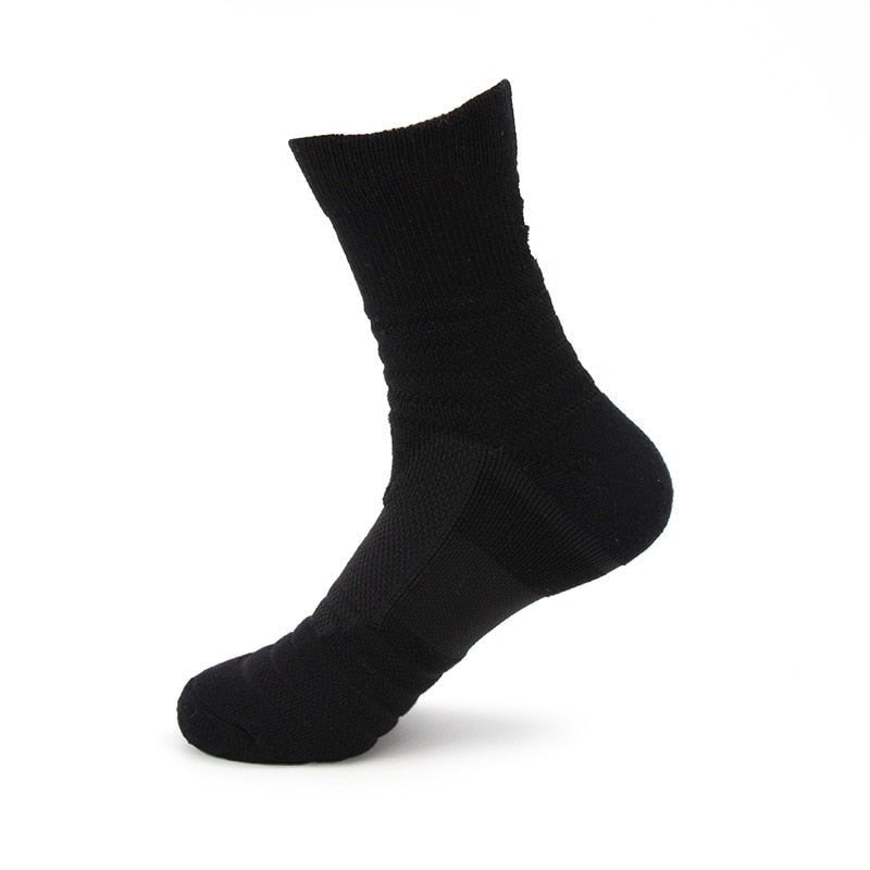 Professional Running Socks Cotton Thick Terry Socks Summer Basketball Tennis Men Sports Socks Shock Absorption Moisture Wicking - Yallafit 0