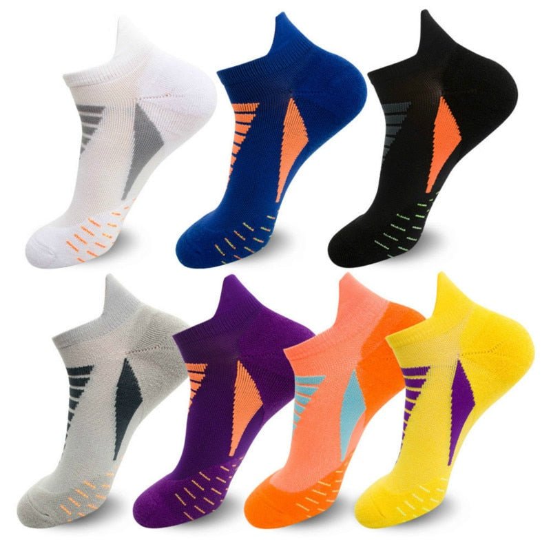 Professional Running Socks Cotton Thick Terry Socks Summer Basketball Tennis Men Sports Socks Shock Absorption Moisture Wicking - Yallafit 0