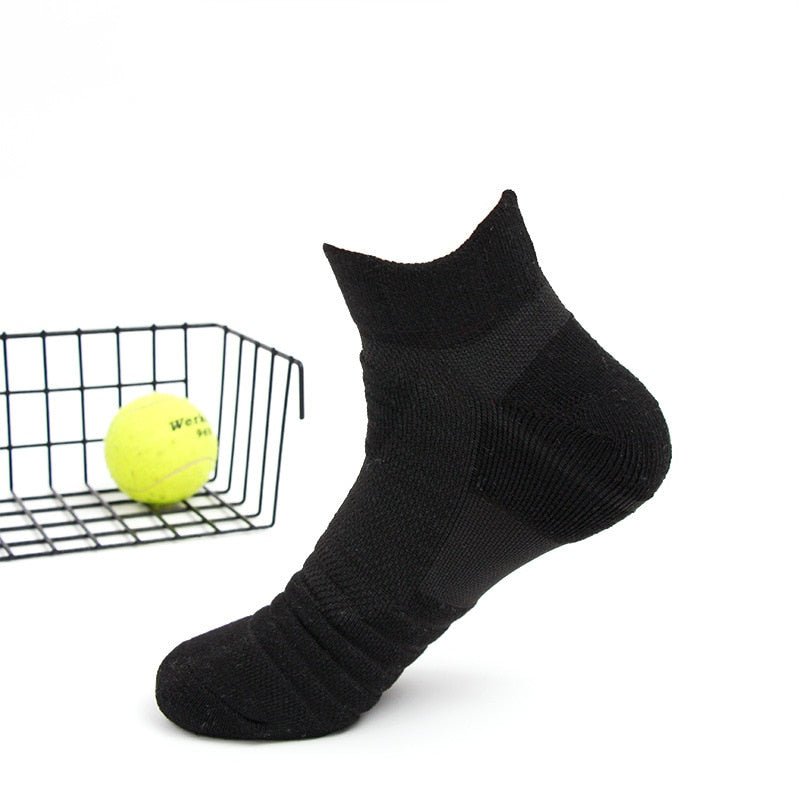Professional Running Socks Cotton Thick Terry Socks Summer Basketball Tennis Men Sports Socks Shock Absorption Moisture Wicking - Yallafit 0