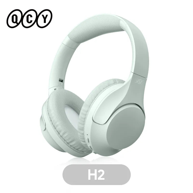 QCY H2 H2pro Wireless Headphones Bluetooth 5.3 Earphones BASS HIFI Stereo Headset 78ms Low Latency for Music Gaming 60H Playtime - Yallafit