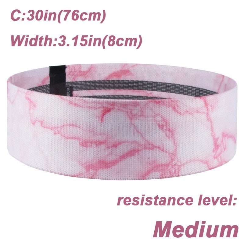 Resistance Bands Set Fitness Exercise Elastic Booty Bands Logo Training Workout Sport Yoga Strength Gym Equipment - Yallafit 0
