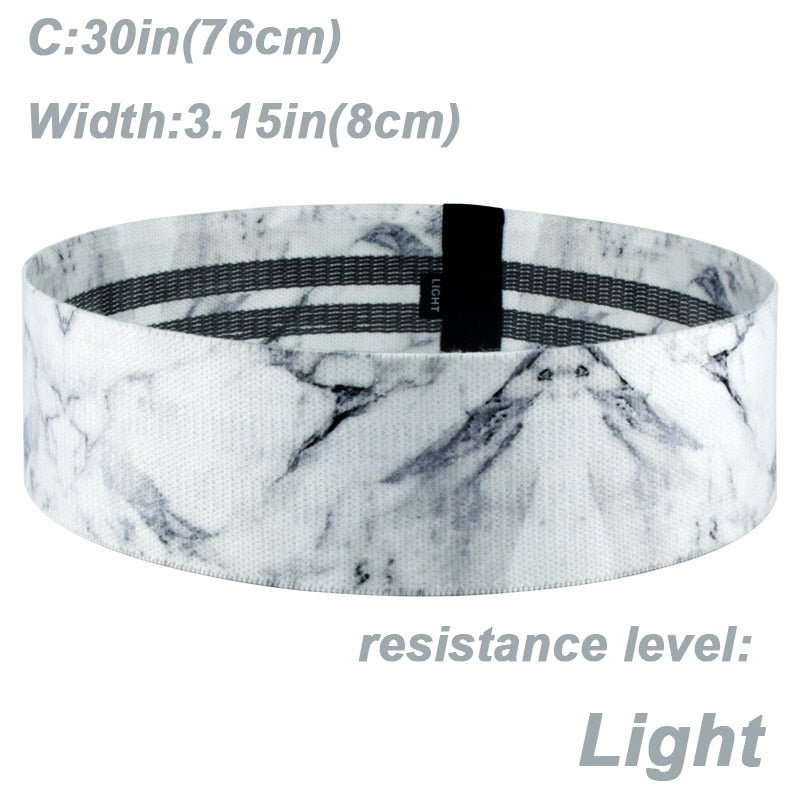 Resistance Bands Set Fitness Exercise Elastic Booty Bands Logo Training Workout Sport Yoga Strength Gym Equipment - Yallafit 0