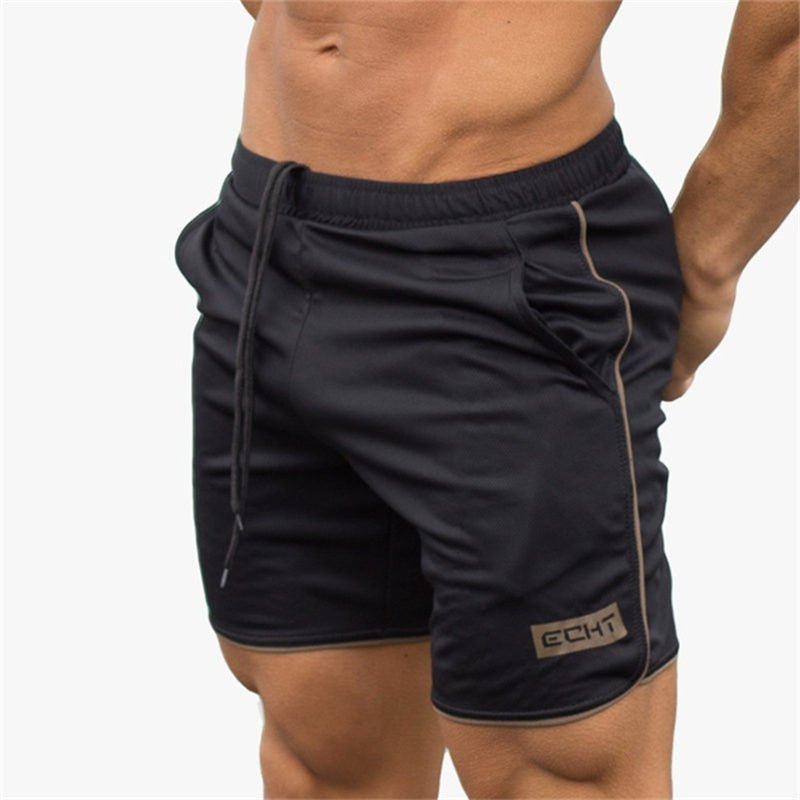 Running Sporty Shorts Mens Casual Short Pants Male Summer Breathable Mesh Cool Bermuda Gyms Fitness Bodybuilding Beach Shorts - Yallafit 0