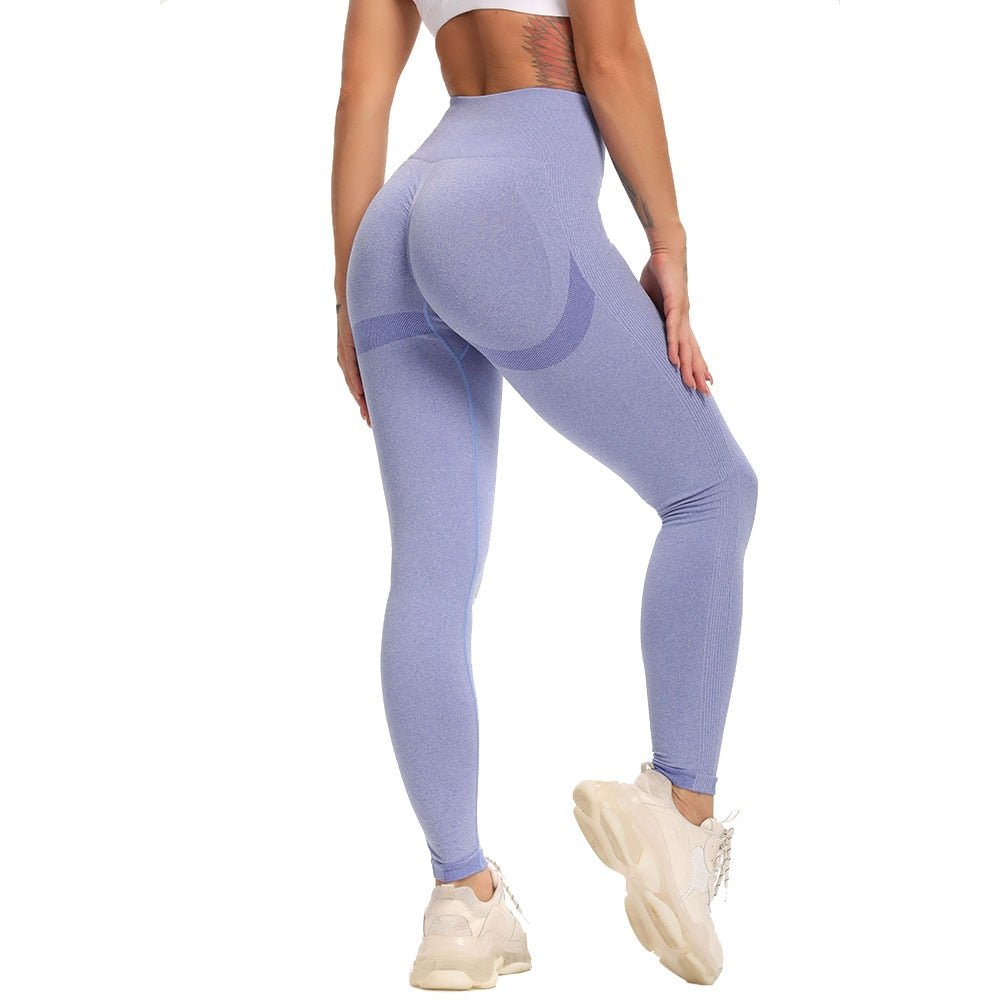 Seamless Leggings Fitness Booty Yoga Pants Women High Waist Workout Running Activewear Push Up Sports Clothing Gym Girl Tights - Yallafit