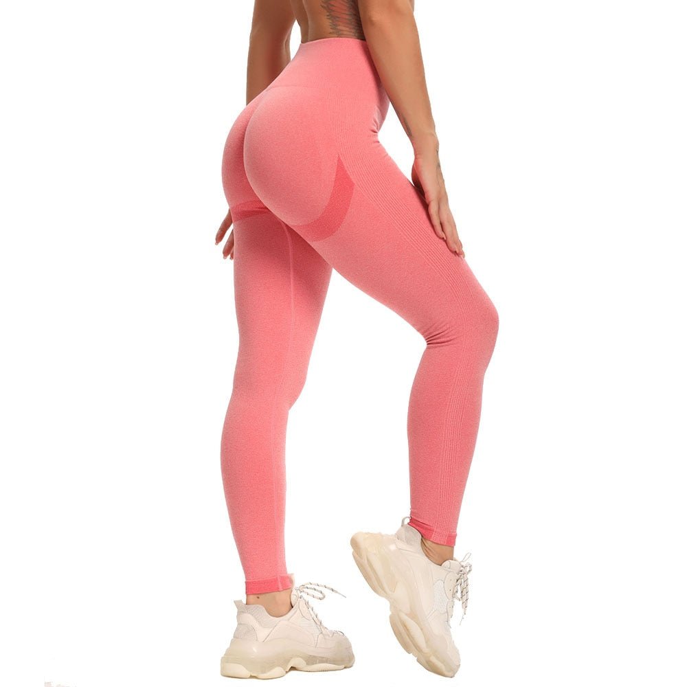 Seamless Leggings Fitness Booty Yoga Pants Women High Waist Workout Running Activewear Push Up Sports Clothing Gym Girl Tights - Yallafit