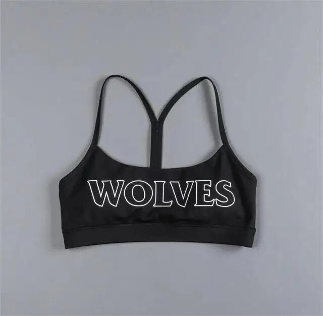 She Darc Wolves Sport Gym Skinny Tanks & Camis Workout Fitness Sexy Sporty Women Clothing Bodybuilding Running Darcs Bras - Yallafit