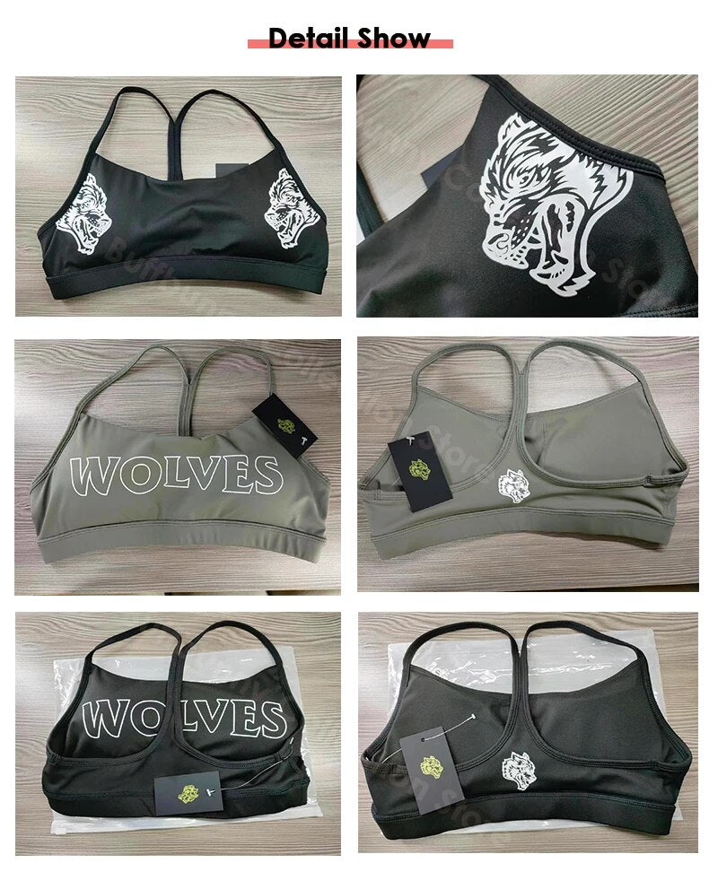 She Darc Wolves Sport Gym Skinny Tanks & Camis Workout Fitness Sexy Sporty Women Clothing Bodybuilding Running Darcs Bras - Yallafit