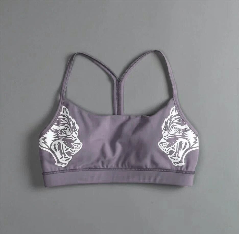 She Darc Wolves Sport Gym Skinny Tanks & Camis Workout Fitness Sexy Sporty Women Clothing Bodybuilding Running Darcs Bras - Yallafit