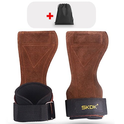 SKDK Weight Lifting Grip Gym Crossfit Trainining fitnes gear Hand Grips Gymnastics Gloves Grips Anti-Skid Gym Fitness Gloves - Yallafit 0