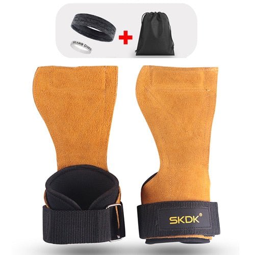 SKDK Weight Lifting Grip Gym Crossfit Trainining fitnes gear Hand Grips Gymnastics Gloves Grips Anti-Skid Gym Fitness Gloves - Yallafit 0