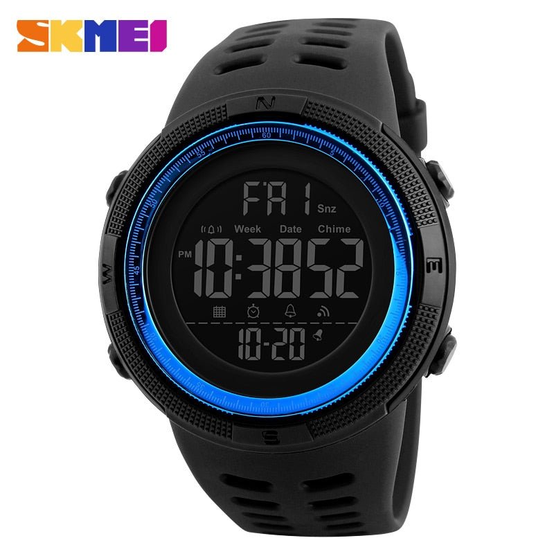 SKMEI Brand Men Sports Watches Fashion Chronos Countdown Waterproof LED Digital Watch Man Military Wrist Watch Relogio Masculino - Yallafit 0