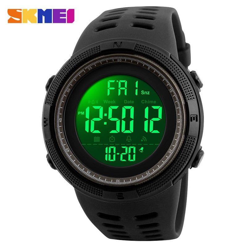 SKMEI Brand Men Sports Watches Fashion Chronos Countdown Waterproof LED Digital Watch Man Military Wrist Watch Relogio Masculino - Yallafit 0
