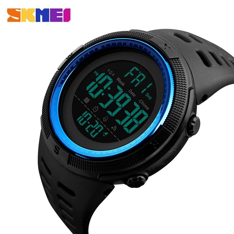 SKMEI Brand Men Sports Watches Fashion Chronos Countdown Waterproof LED Digital Watch Man Military Wrist Watch Relogio Masculino - Yallafit 0