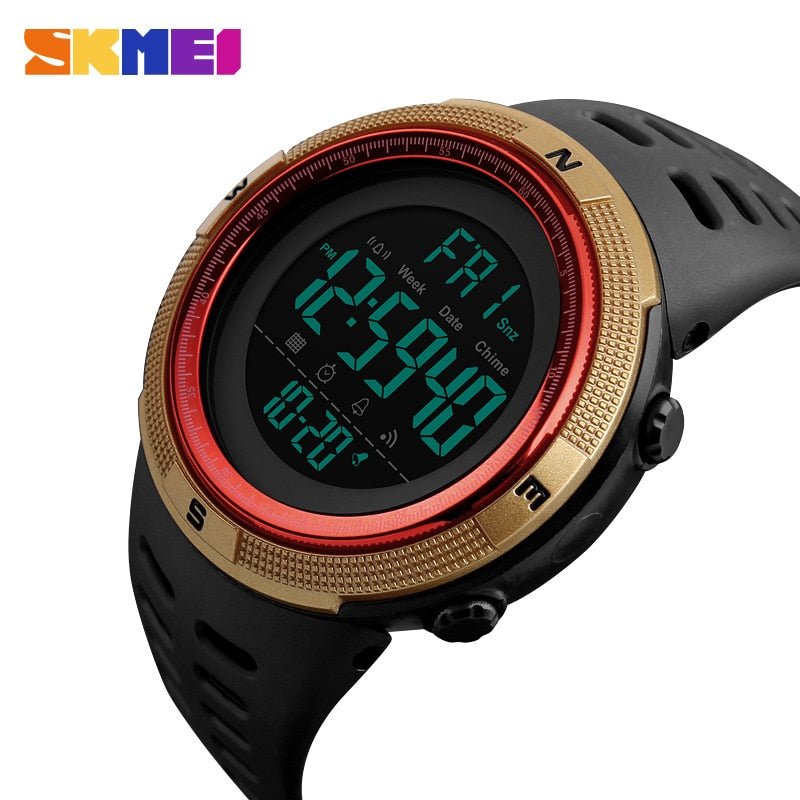 SKMEI Brand Men Sports Watches Fashion Chronos Countdown Waterproof LED Digital Watch Man Military Wrist Watch Relogio Masculino - Yallafit 0