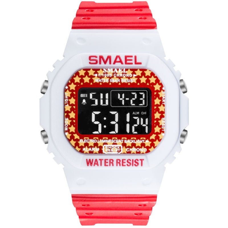 SMAEL Digital Watch Men Sports Watches LED Military Army Camouflage Wrist Watch For Boy Waterproof Top Brand Student Stopwatch - Yallafit 0