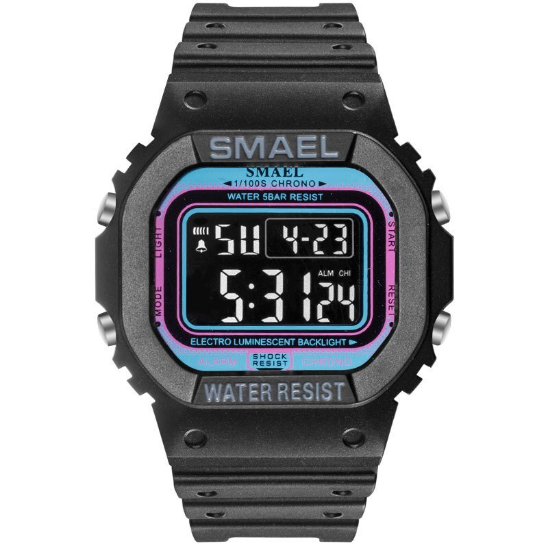 SMAEL Digital Watch Men Sports Watches LED Military Army Camouflage Wrist Watch For Boy Waterproof Top Brand Student Stopwatch - Yallafit 0