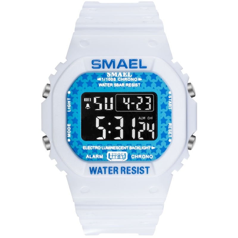 SMAEL Digital Watch Men Sports Watches LED Military Army Camouflage Wrist Watch For Boy Waterproof Top Brand Student Stopwatch - Yallafit 0