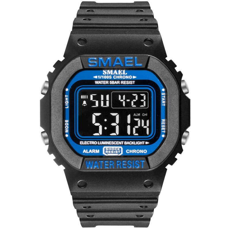 SMAEL Digital Watch Men Sports Watches LED Military Army Camouflage Wrist Watch For Boy Waterproof Top Brand Student Stopwatch - Yallafit 0