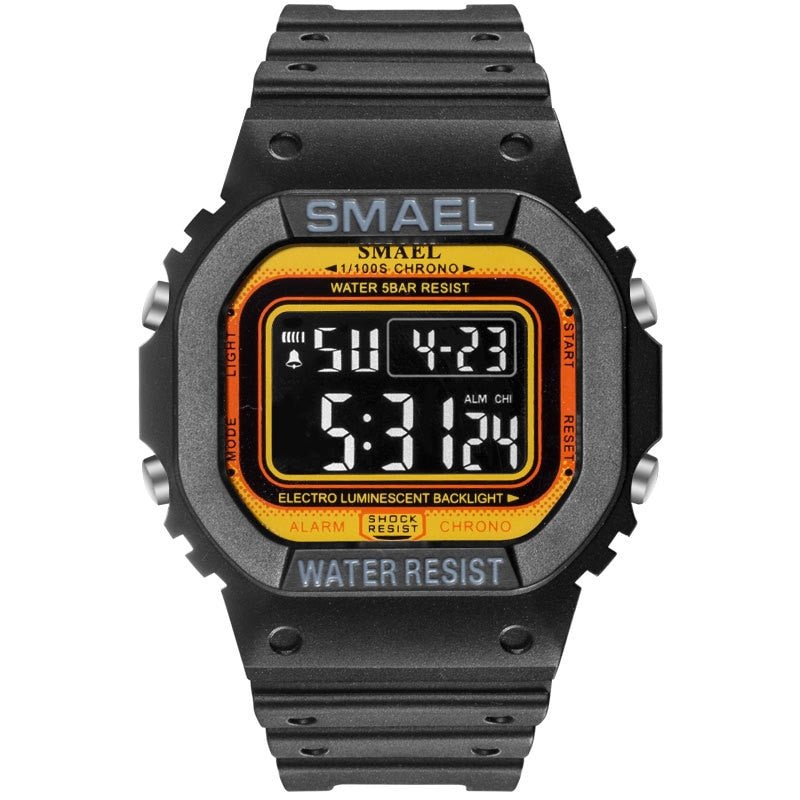 SMAEL Digital Watch Men Sports Watches LED Military Army Camouflage Wrist Watch For Boy Waterproof Top Brand Student Stopwatch - Yallafit 0