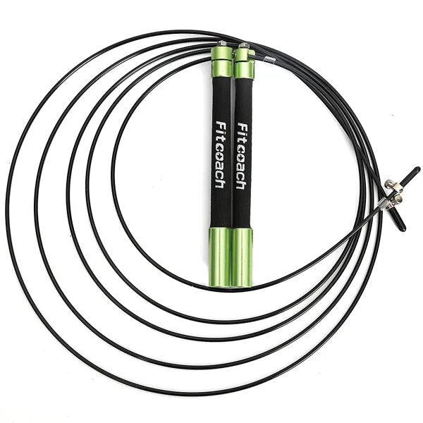 Speed Jump Rope Ball Bearing Metal Handle Sport Skipping,Stainless Steel Cable Crossfit Fitness Equipment - Yallafit