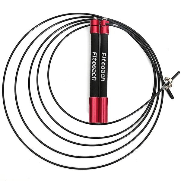 Speed Jump Rope Ball Bearing Metal Handle Sport Skipping,Stainless Steel Cable Crossfit Fitness Equipment - Yallafit