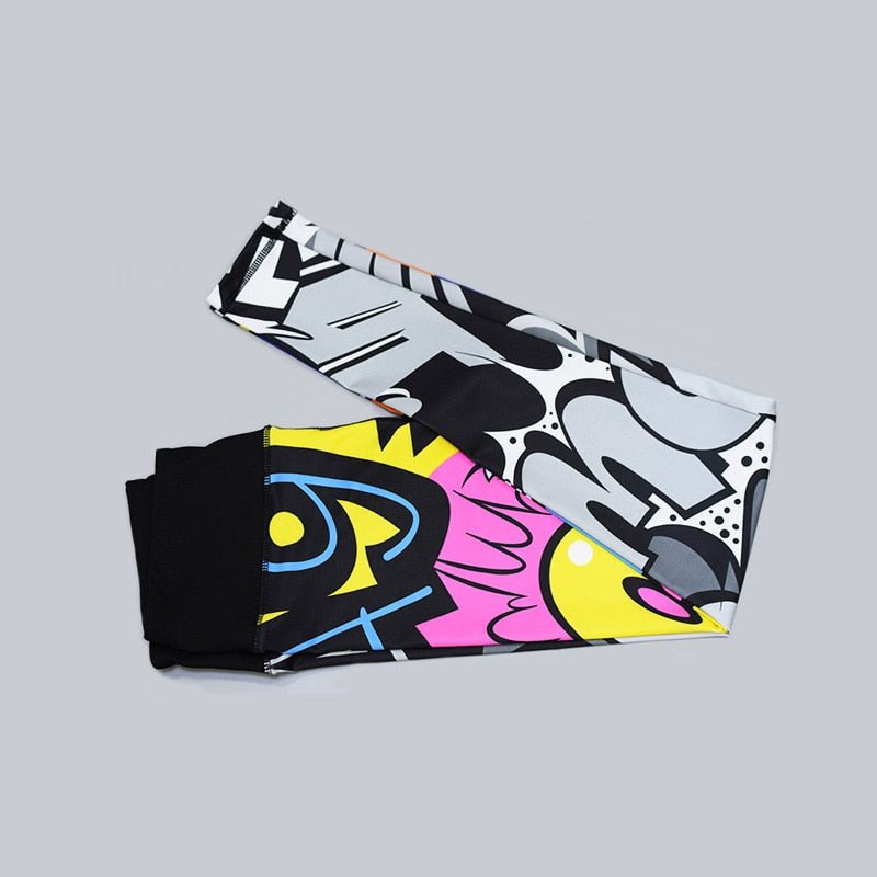 Sport Leggings Women Fitness Yoga Pants Cartoon Print Sport Pants Yoga Leggings Breathable Gym Jogging Running Tights Sport Wear - Yallafit 0