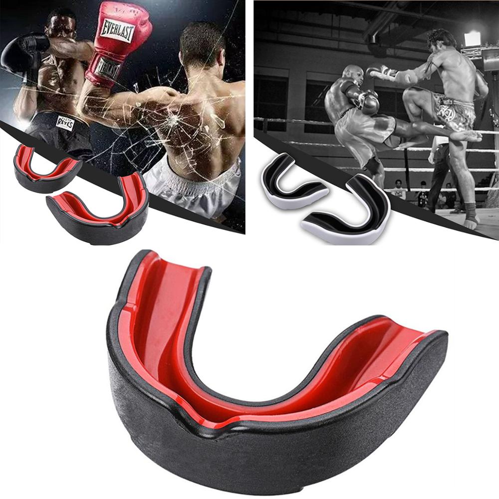 Sport Mouth Guard EVA Teeth Protector Kids Youth Mouthguard Tooth Brace Protection for Basketball Rugby Boxing Karate - Yallafit 0