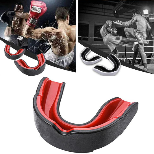 Sport Mouth Guard EVA Teeth Protector Kids Youth Mouthguard Tooth Brace Protection for Basketball Rugby Boxing Karate - Yallafit 0
