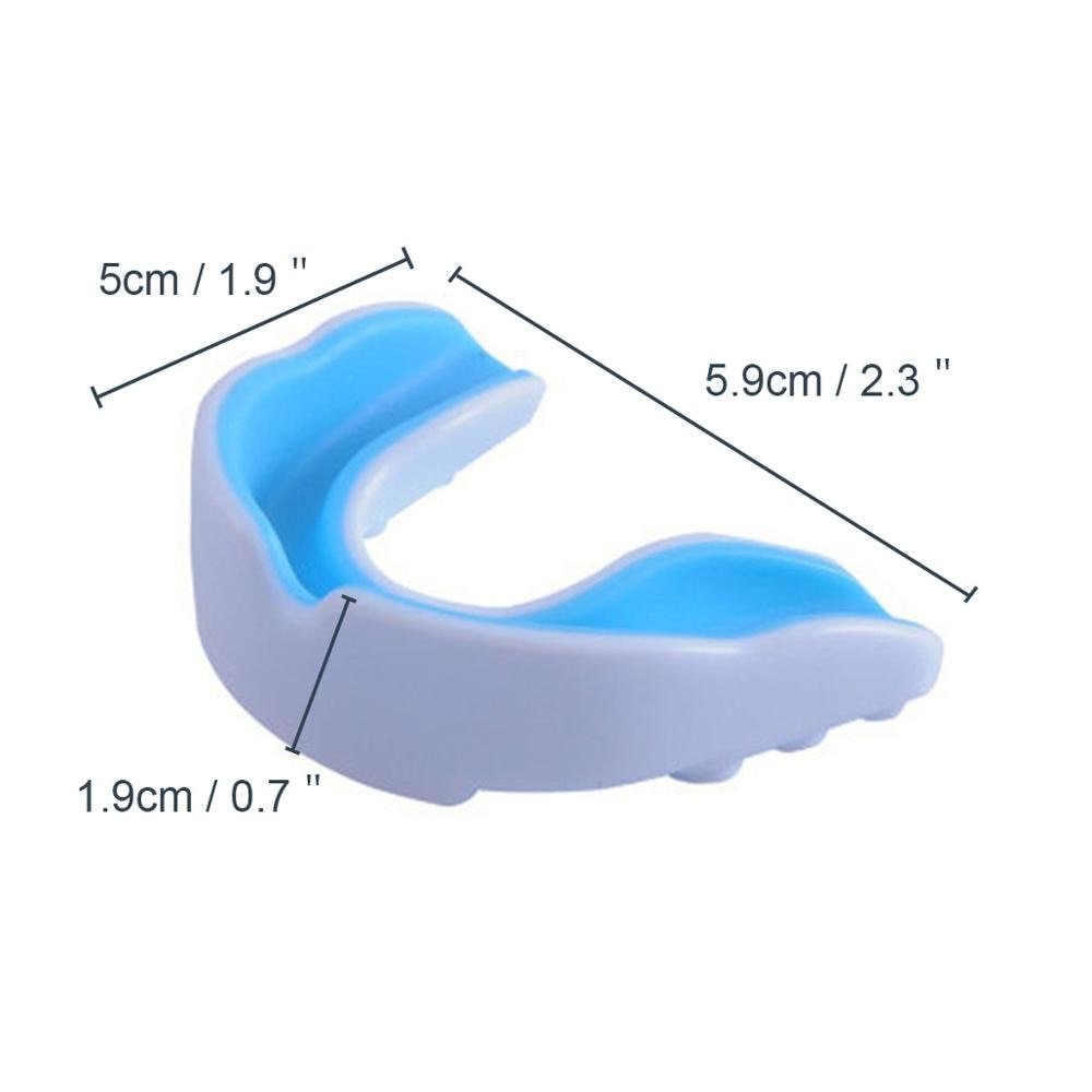 Sport Mouth Guard EVA Teeth Protector Kids Youth Mouthguard Tooth Brace Protection for Basketball Rugby Boxing Karate - Yallafit 0