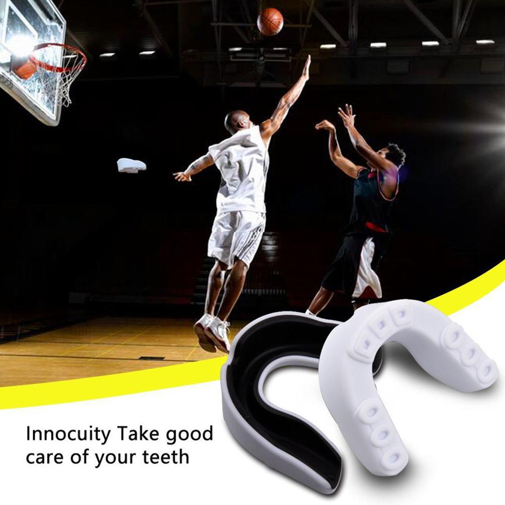 Sport Mouth Guard EVA Teeth Protector Kids Youth Mouthguard Tooth Brace Protection for Basketball Rugby Boxing Karate - Yallafit 0