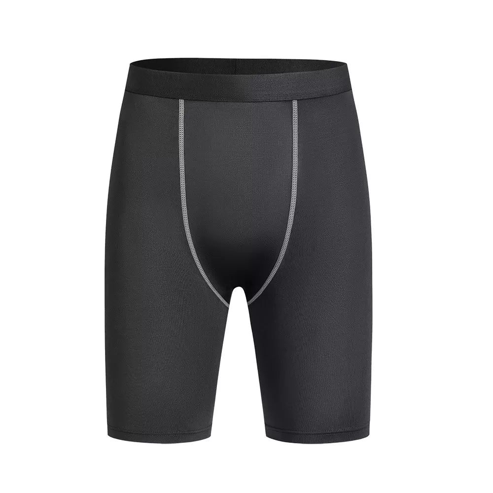 Sports Fitness Pants Men's Basketball Shorts Workout Tights Gym Running Training Bottoming Shorts Mens Compression Leggings - Yallafit