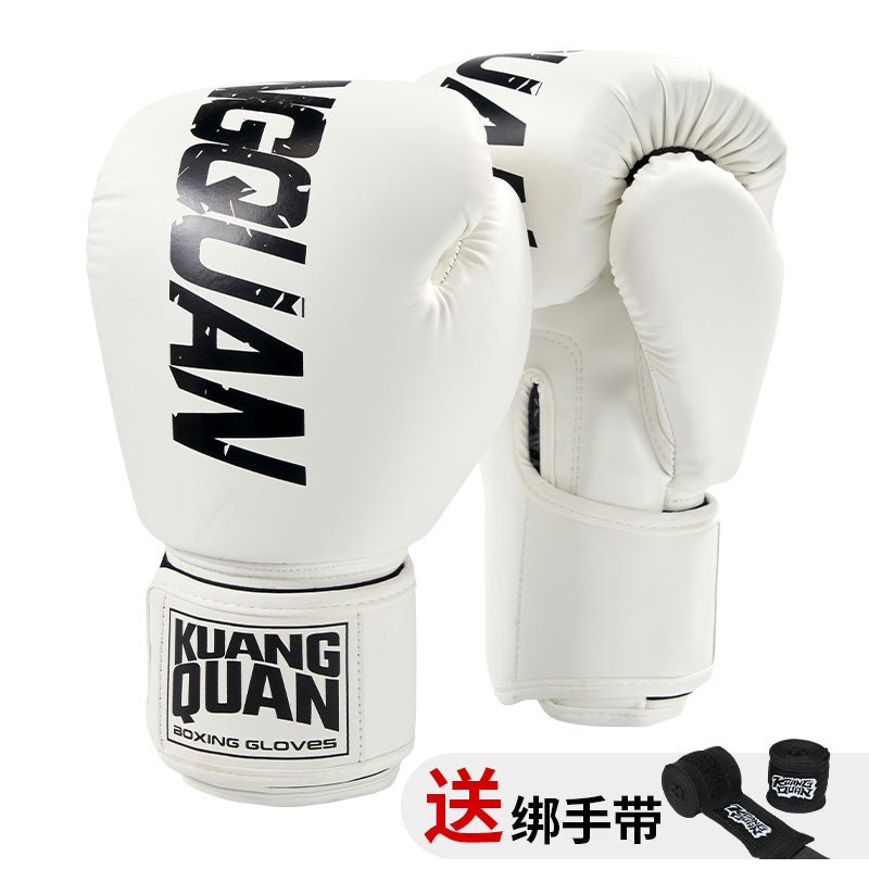 Sports Jia Boxing Glove Professional Adult Sanda Muay Thai Combat Fighting Boxing Gloves Boys and Girls Training Sandbag - Yallafit