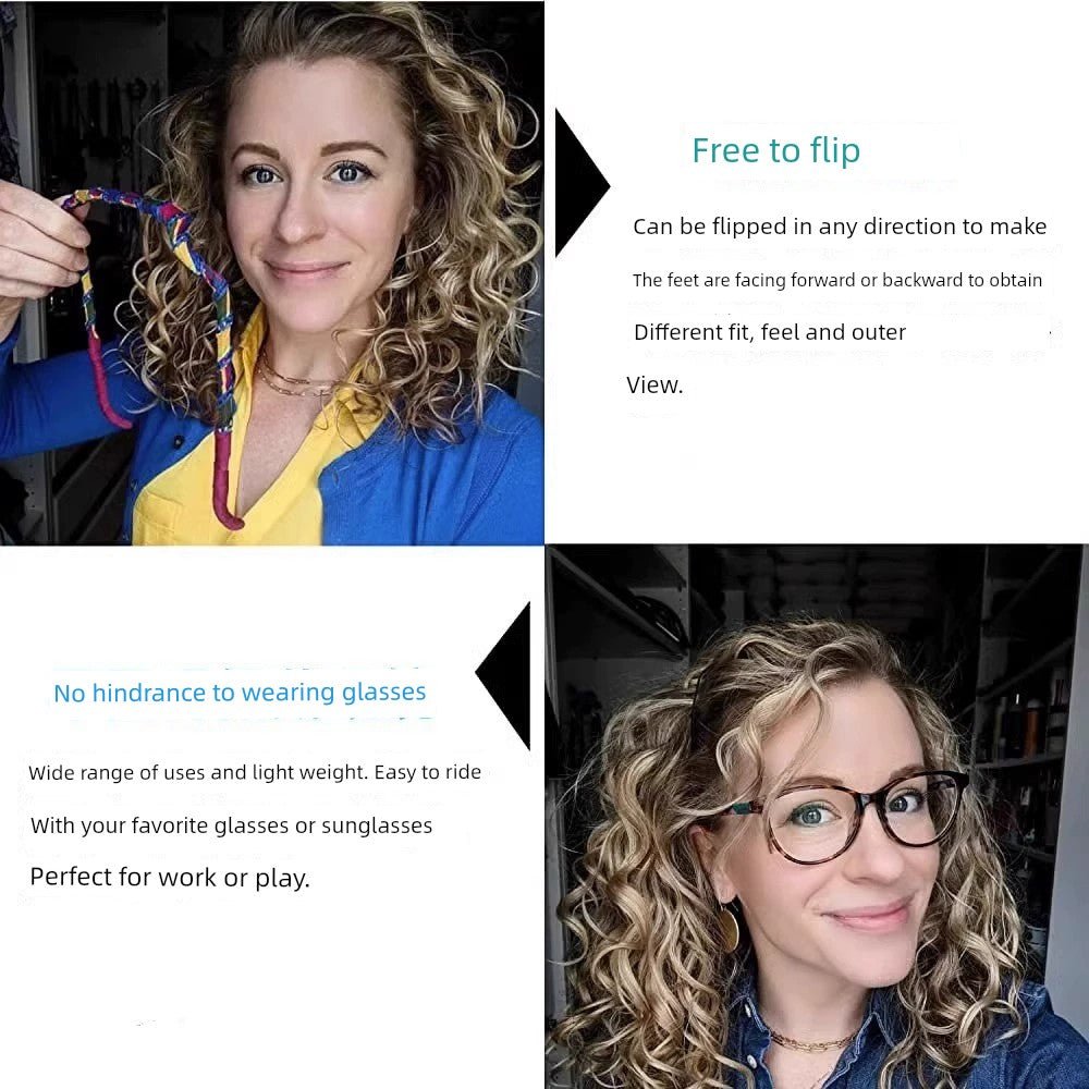 Square Glasses Summer Fixed Headband - Yallafit