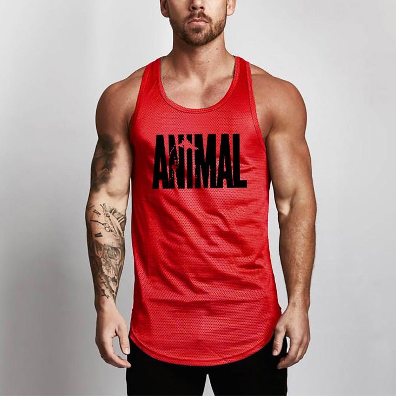 Summer Brand Fitness Tank Top Men Bodybuilding 2021 Gyms Clothing Fitness Men Shirt slim fit Vests Mesh Singlets Muscle Tops - Yallafit 0