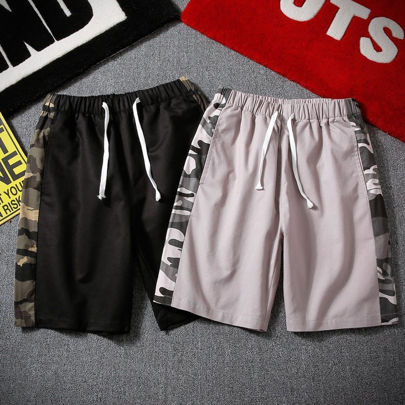 Summer Cotton Mens Shorts New Casual Linen Shorts Breathable Big Size 4XL Beach Soild Sweatshorts Joggers Patchwork Short Pants - Yallafit 0