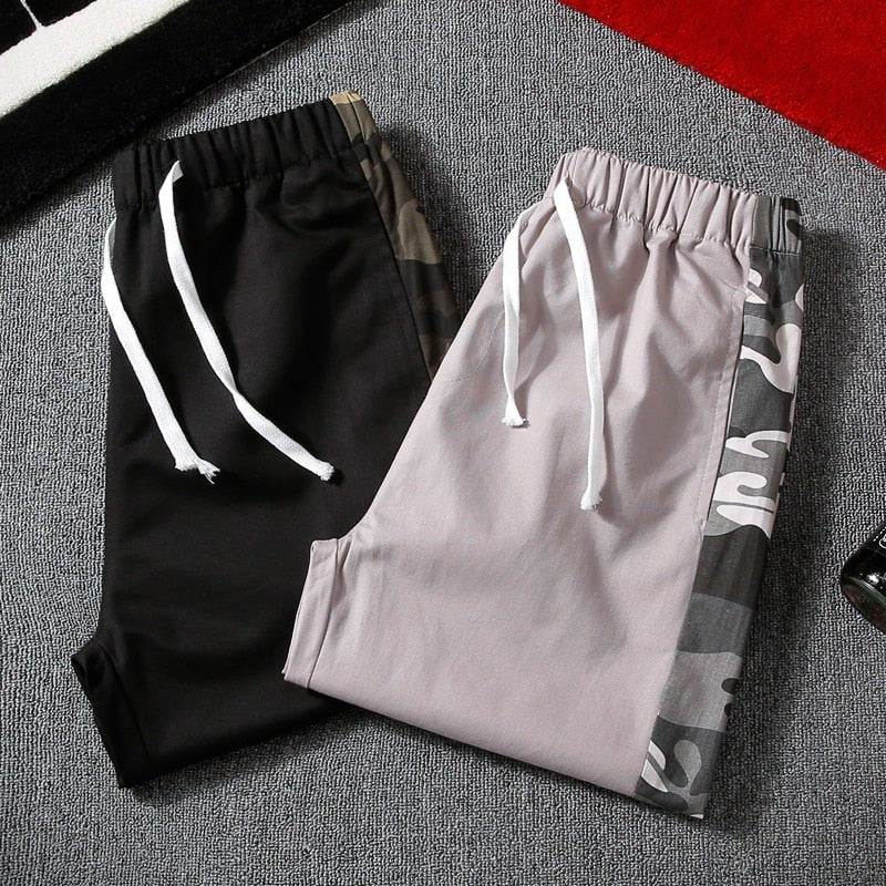 Summer Cotton Mens Shorts New Casual Linen Shorts Breathable Big Size 4XL Beach Soild Sweatshorts Joggers Patchwork Short Pants - Yallafit 0