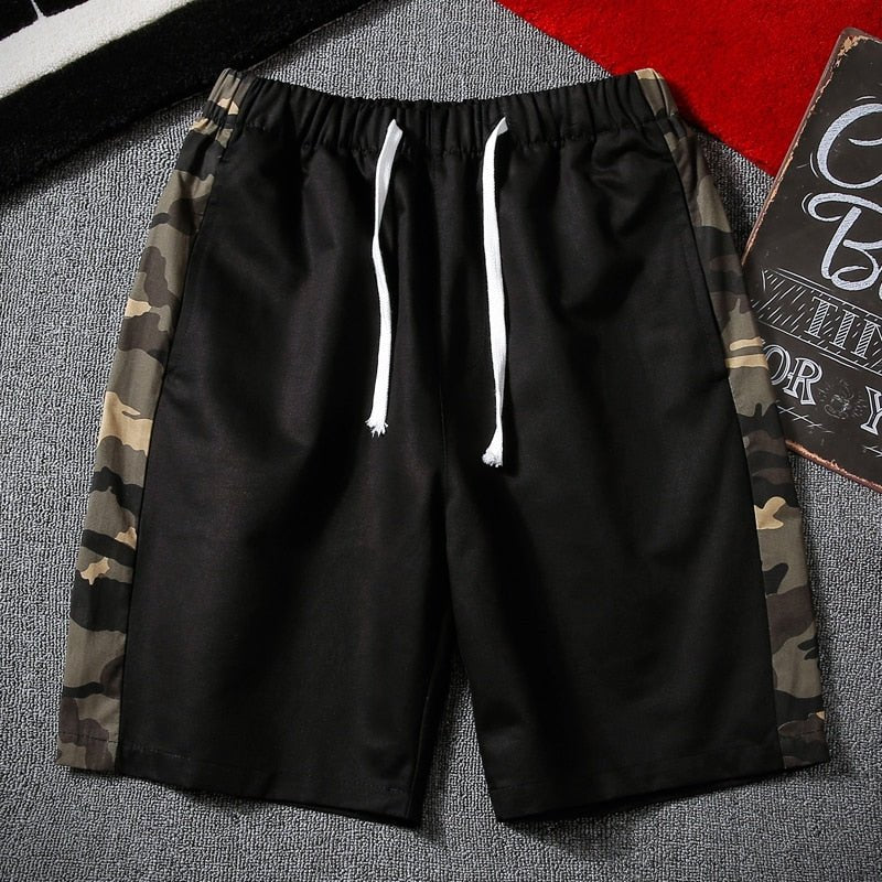 Summer Cotton Mens Shorts New Casual Linen Shorts Breathable Big Size 4XL Beach Soild Sweatshorts Joggers Patchwork Short Pants - Yallafit 0