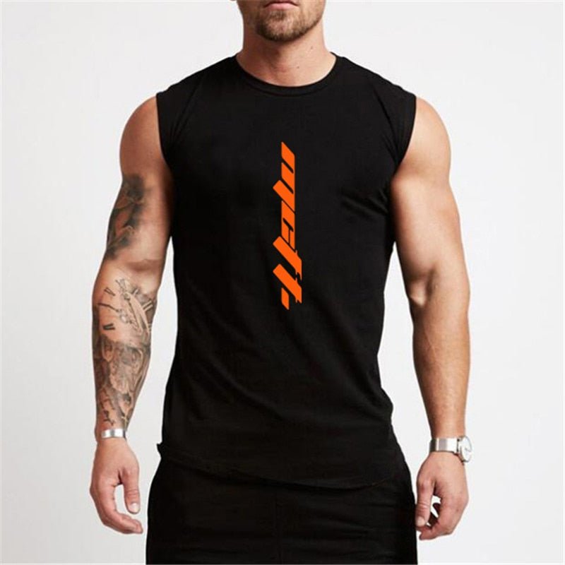 Summer Gym Tank Top Men Workout Sleeveless Shirt Bodybuilding Clothing Fitness Mens Sportswear Muscle Vests Men Tanktops - Yallafit