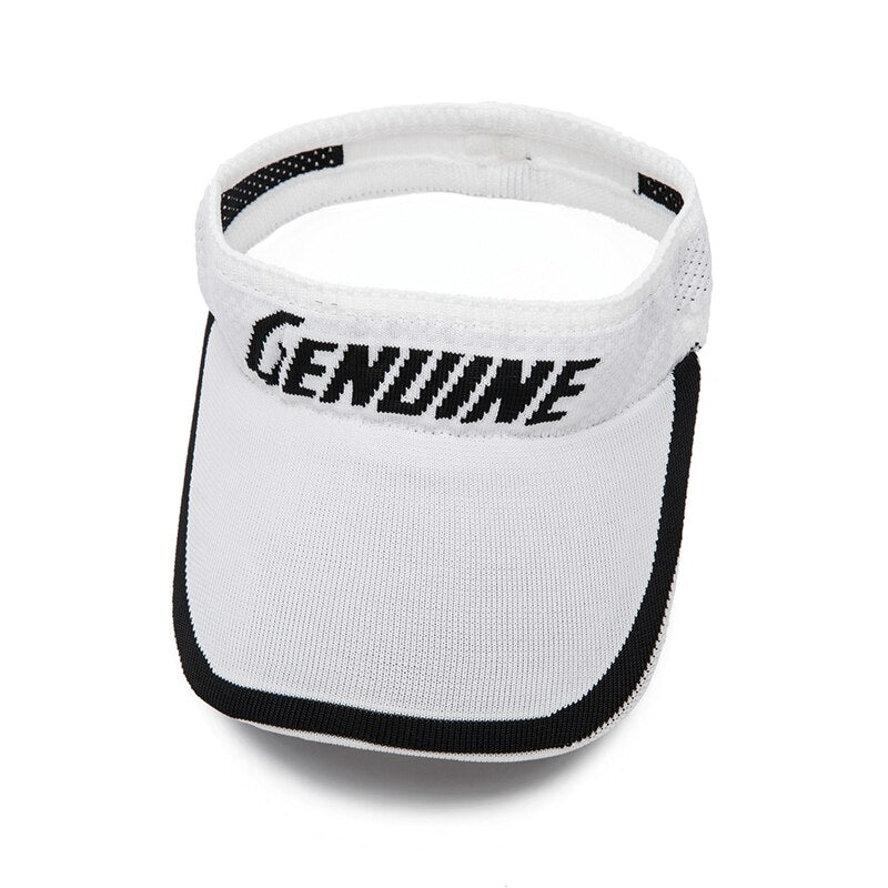 Summer Sun Visors Hat Caps Sports Quickly Dry Sun Hats Visors Sports Sun Visors For Women Genuine Black White Beach Sun Hat - Yallafit 0