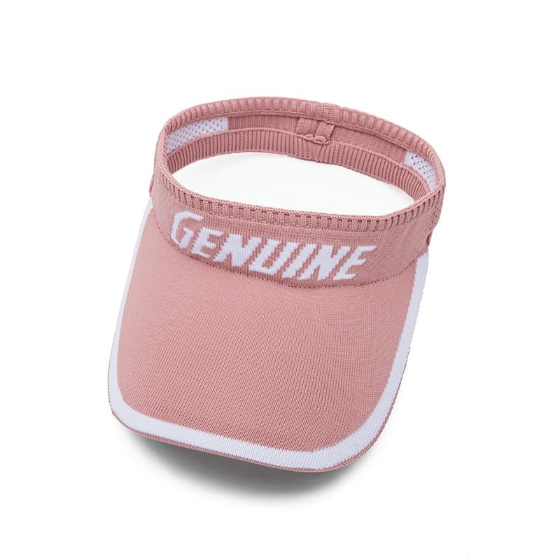 Summer Sun Visors Hat Caps Sports Quickly Dry Sun Hats Visors Sports Sun Visors For Women Genuine Black White Beach Sun Hat - Yallafit 0