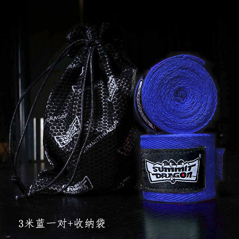 Summitdragon Non-Stretch Cotton Boxing Bandage Thai Boxing Sanda Boxing Bandage No Pilling Boxing Gloves Boxing Hand Wrap - Yallafit