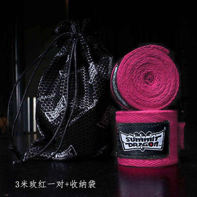 Summitdragon Non-Stretch Cotton Boxing Bandage Thai Boxing Sanda Boxing Bandage No Pilling Boxing Gloves Boxing Hand Wrap - Yallafit