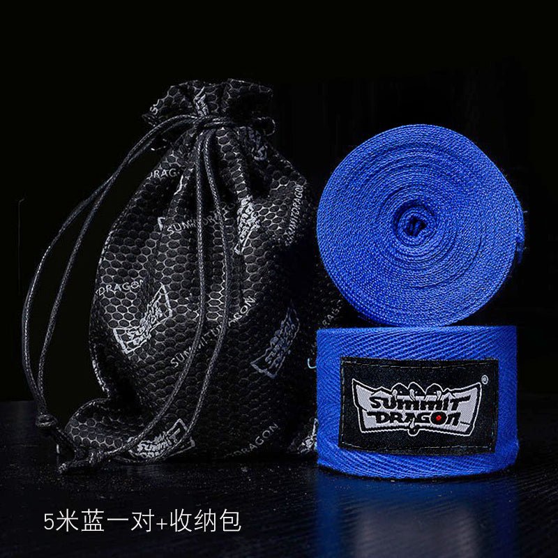 Summitdragon Non-Stretch Cotton Boxing Bandage Thai Boxing Sanda Boxing Bandage No Pilling Boxing Gloves Boxing Hand Wrap - Yallafit