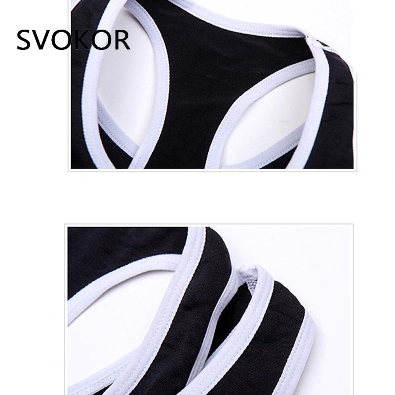 SVOKOR Sexy Bra Women Sport Padded Bralette Full Coverage Active Bras Push Up Wireless Workout Underwear Mesh Shockproof Tops - Yallafit 0