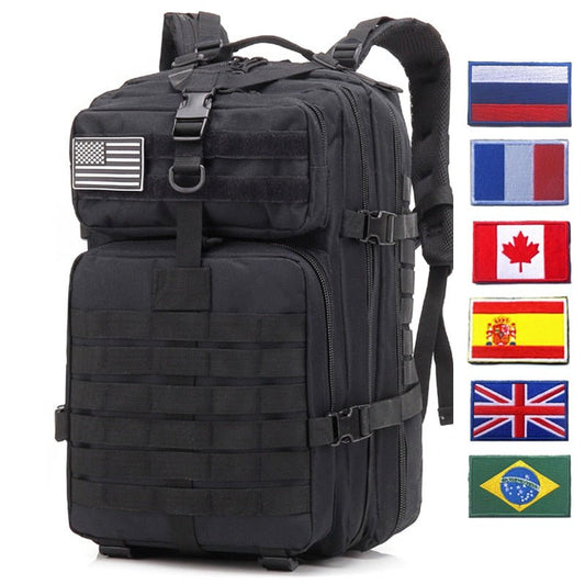 Tactical Backpack 50L Military Backpack Assault Tactical Infantry Rucksack Sports Camping Big Capacity Hiking Bag Backpacks - Yallafit 0