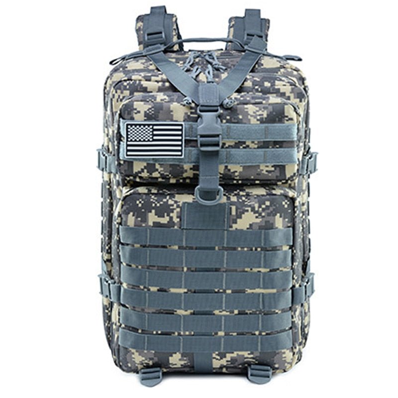 Tactical Backpack 50L Military Backpack Assault Tactical Infantry Rucksack Sports Camping Big Capacity Hiking Bag Backpacks - Yallafit 0