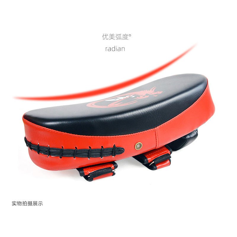 Tailun Foot Target Sanda Boxing Muay Thai Foot Target Thickened Arc-Shaped Hand Target Adult and Children Foot Target Taekwondo Training Target - Yallafit